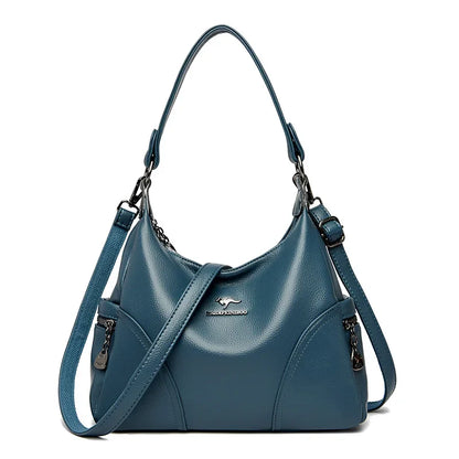 The New Style Bag Leather Luxury Handbags Women Bag Designer Solid Color Women Shoulder Messenger Bags for Women 2024 Sac A Main
