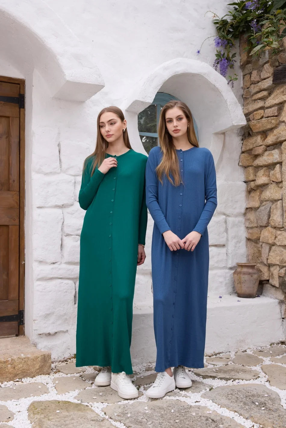 AS SS26 summer loose style button dress comfortable ribbing fabric dress o-neck lady clothes