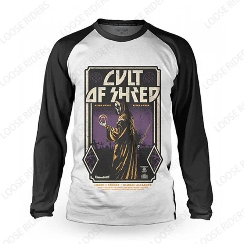 2023 loose riders mtb shirt BMX mountain bike men's quick dry jersey off-road DH motorcycle jersey enduro quick dry jersey