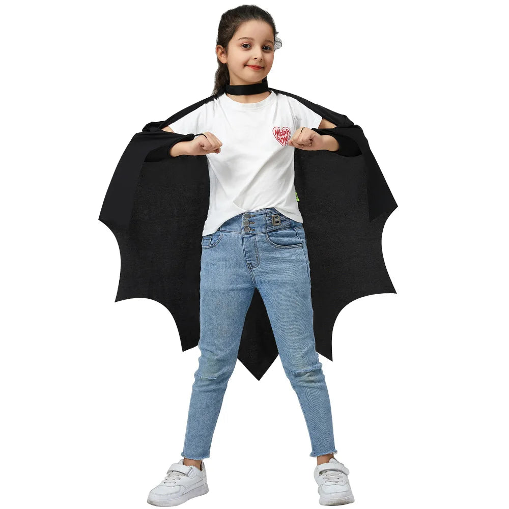 1set/lot cosplay bat costumes girl boy halloween party costumes