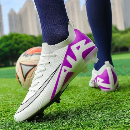 Football Boots Men Training Sport Non-Slip Grass Unisex Outdoor Ultralight Soccer Shoes Sports Shoes Breathable Drop Shipping