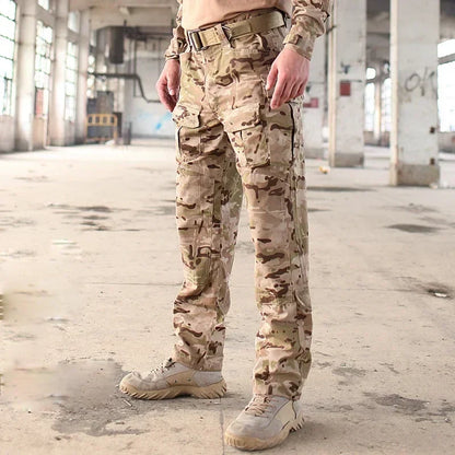 Multicam TRU 1/4 Zip Combat Pants Multicam Arid 65/35 Poly Cotton Ripstop Combat Pants MCA Frog Suit Pants