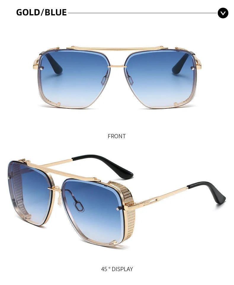 Steampunk Vintage Sunglasses For Men Luxury Punk Sunglasses Women  Retro Square Sonnenbrille Fashion Glasses Gafas De Sol Lentes