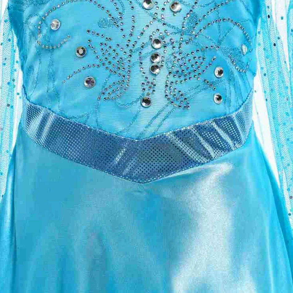 Elsa Dress for Girls Elsa Costume Snow Queen Anna Dress Cosplay Birthday Party Children Kids Carnival Girl Halloween Costume