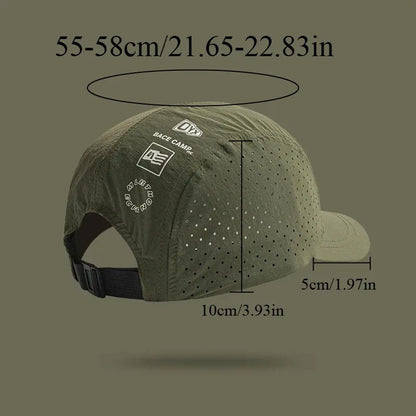 Summer Thin Breathable Mesh Baseball Caps for Men and Women Outdoor Camping Leisure Sun Protection Quick-drying Hiking Hats