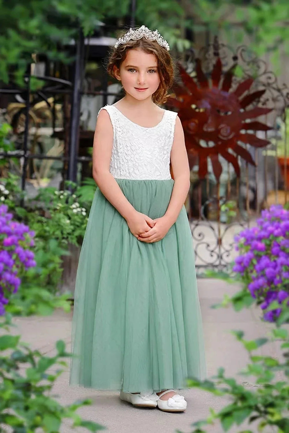 Flower Girl Dress Baby Kids Summer Princess Party Lace Wedding Birthday Dresses Children Clothing 2 4  6 8 10 12 14