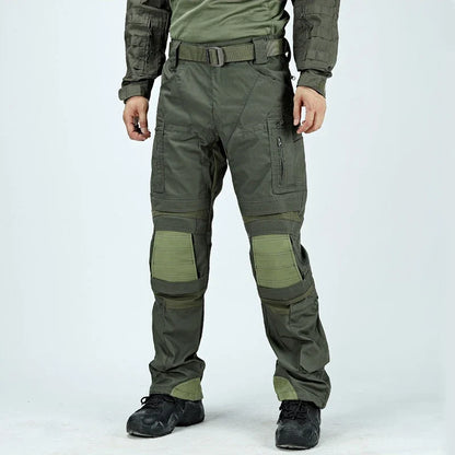Waterproof Cargo Pant Man Tactical Pants Military Training Combat Trousers Multi Pockets Wear-Resistant Men Pants Outdoor Hiking
