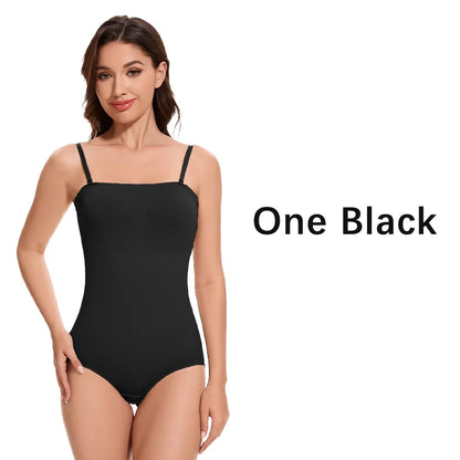 Slimming Strapless Bodysuit Off Shoulder Women Shorts Shapewear Tummy Control Body Shaper Sexy Fajas Underwear Bodysuits