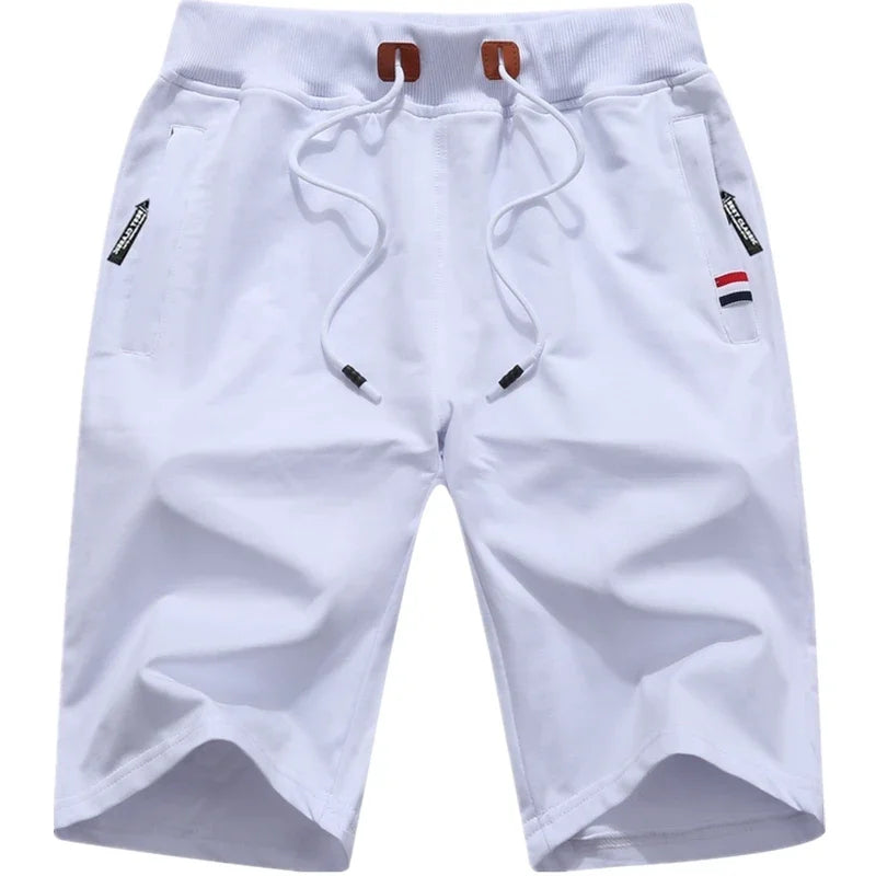 Men 2025 Summer Cotton Breeches Short Men Boardshorts Breathable Male Casual Shorts Mens Short Bermuda Beach Short Pants Hot