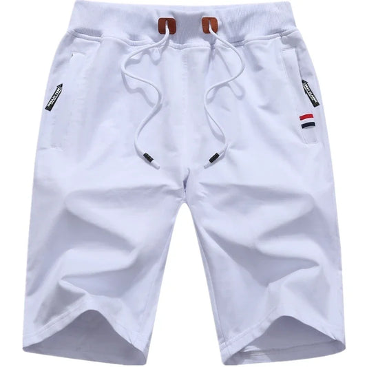 Men 2025 Summer Cotton Breeches Short Men Boardshorts Breathable Male Casual Shorts Mens Short Bermuda Beach Short Pants Hot