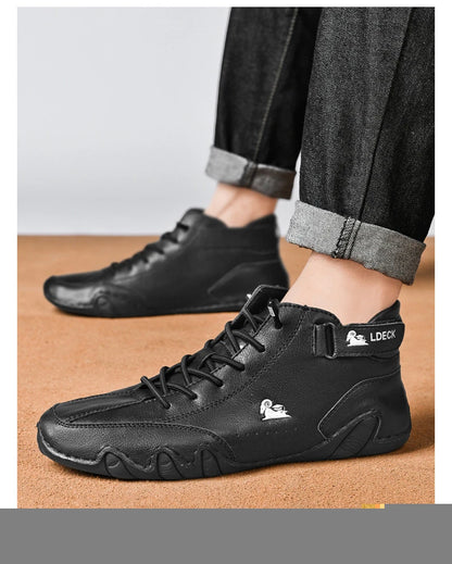 Men's Summer Sneakers Fashion Ankle Boots 2023 New Comfortable Vulcanized Men's Shoes Oversized Couple Work Shoes Zapatos Hombre