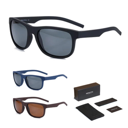 TR90 Polarized Sunglasses For Men Driver Driving Shades Sun Glasses Classic Square Mirror UV400 Protection Sunglasses