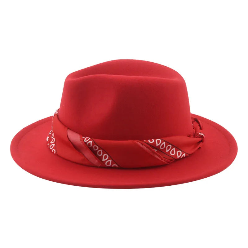 Hats for Women Fedoras Felted Hat Men Women Band Western Cowboy Jazz Caps Dancer Outdoor Women Fedora Hat шляпа женская шляпа