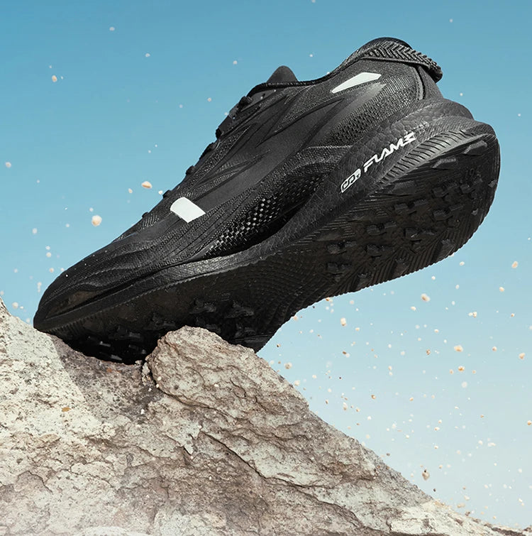 4x4 Men Running Shoes New Carbon Plate Racing Anti-slip Rebound  Wear-resistant Stable Male Sneakers 672442201