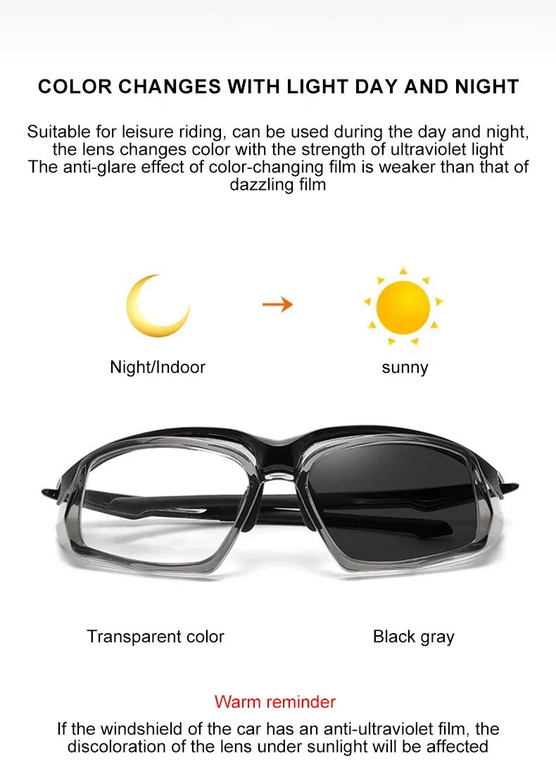 Sports Running Sunglasses Men Mountaineering Wind  Sand TR90 Polarized Sunglasses Safety Eyewear Customizable Prescription