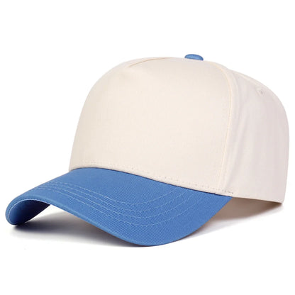 Unisex Light Panel Color Blocked Baseball Caps Spring Autumn Outdoor Adjustable Casual Hats Sunscreen Hat Sports Cap