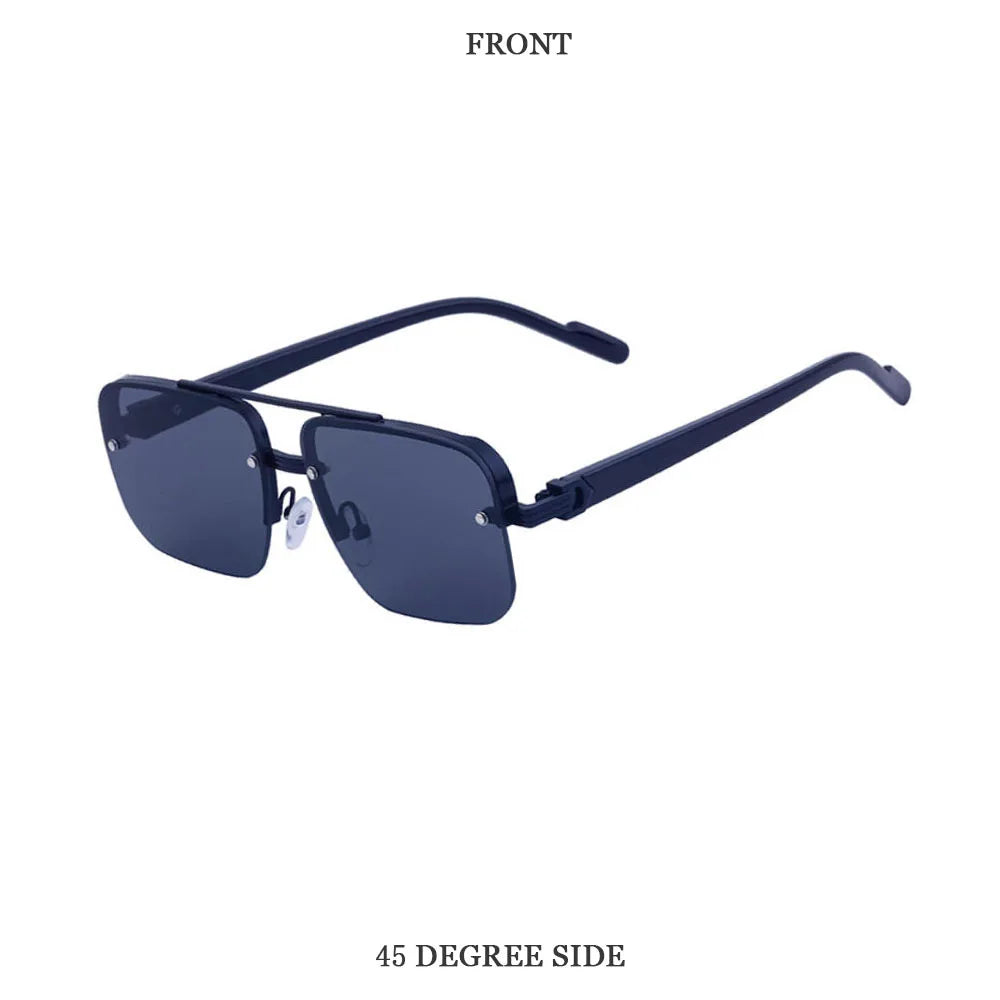 UV400 Protection Square Sunglasses Women Trendy Vintage Retro Fashion Glasses Driving Sunglass Men Lentes De Sol Mujer Zonnebril