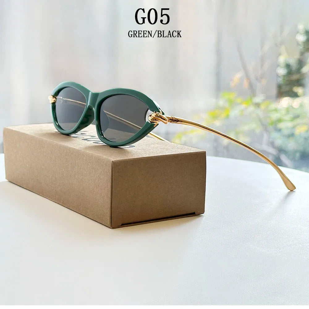 Designer Cat Eye Sunglasses Women Trendy 2026 Fashion Glasses Vacation Shades Luxe  Lunette Soleil Femme Lentes De Sol Mujer Sun