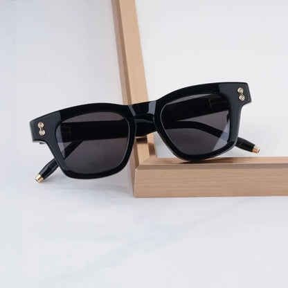 AKS-104 Custom-made Acetate Sunglasses Square Men Women UV400 High Quality Classical Designer Prescription Eyeglasses with Case