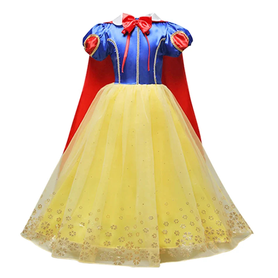 Children Princess Clothing Kids Elsa Anna Cinderella Rapunzel Party Cosplay Dresses Little Girls Christmas Halloween Dress Up