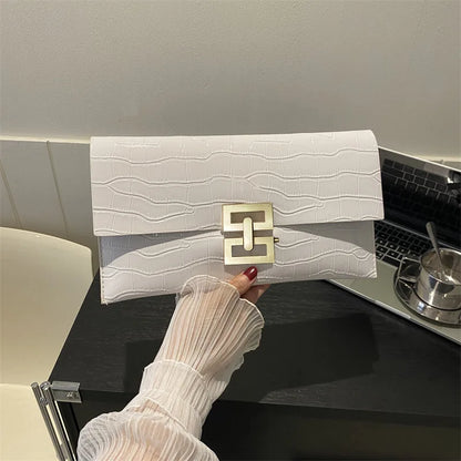 Women Casual handbag New Texture Niche Trend Handbag Bag Women's Fashion Simple Envelope Bag Vacation Handbag