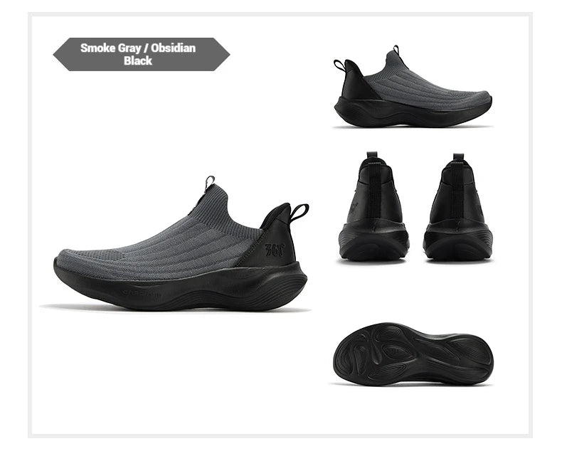Lightweight Slip-On Men Running Shoes Breathable Mesh Upper Cushion Comfort Soft Soled Male Sneakers 672542215F