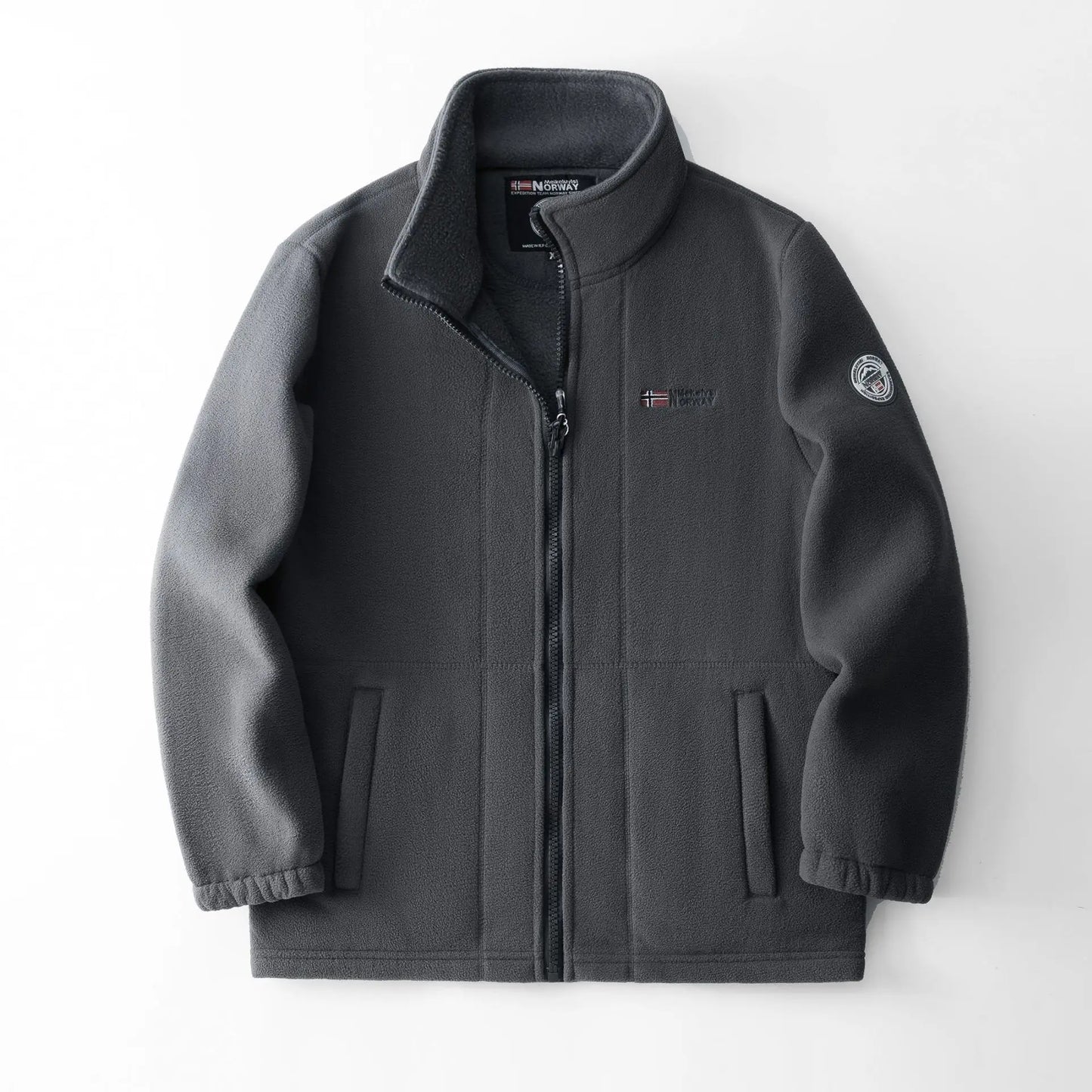 Thickened Double - Sided Polar Fleece Jacket for Men | Autumn/Winter Warm Casual Loose Fit Big Size Coat