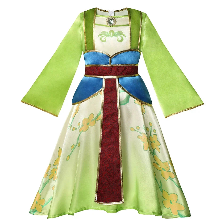 Kids Princess Dress Variety Set for Girl Cosplay Halloween Birthday Party Costume Gown 2-8Y Vestido Girls Birthday Gifts