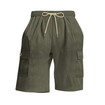 American Men's Heavy Loose Four Seasons Hip Hop Casual Sports Running Corduroy Tooling Shorts