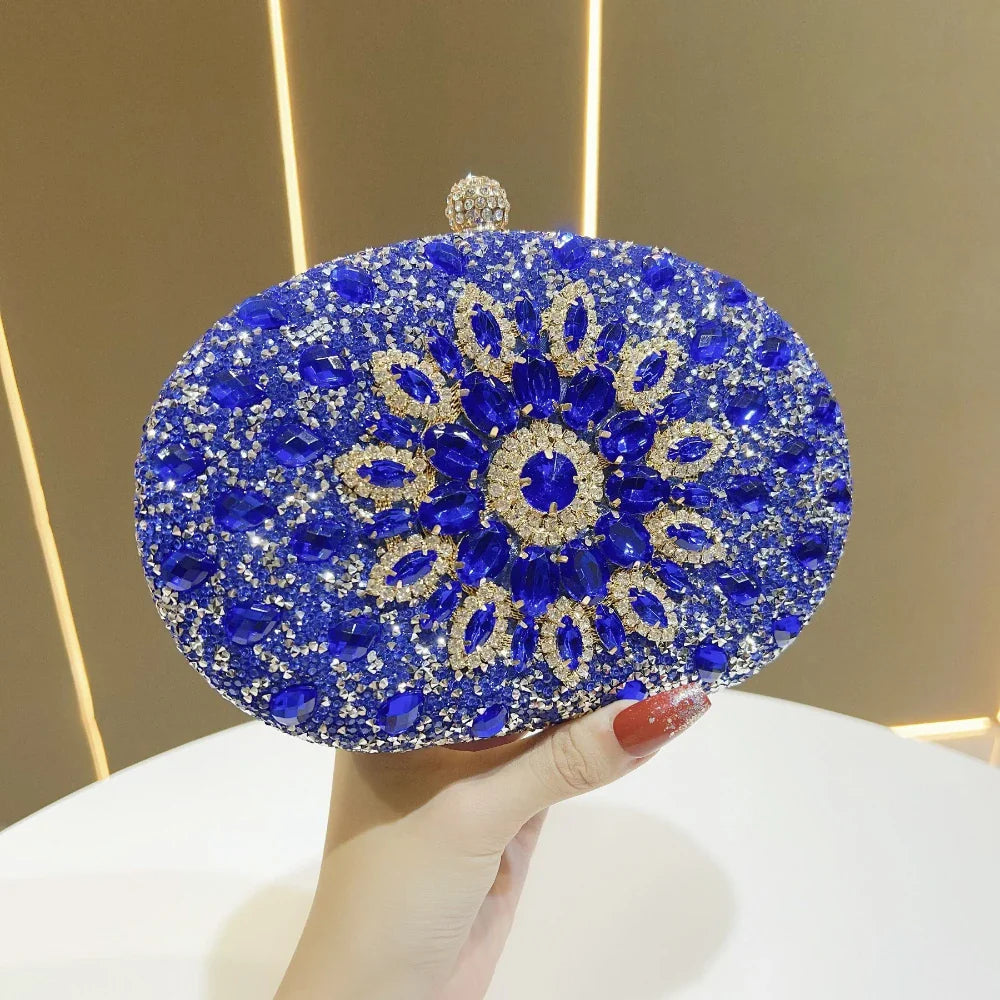 Luxurious Diamond-Encrusted Rhinestone Crossbody Small Handbag Versatile Elegant Women's Fashion Accessory