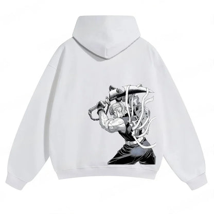 Demon Slayer: Kimetsu no Yaiba Men Hoodie Sweatshirt Tengen Uzui Anime Spring Autumn Boy Long-sleeved Parent-child Outfit