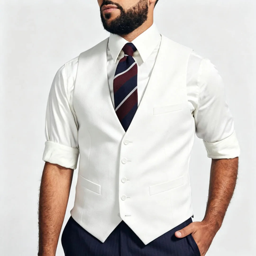 Men Vest Dark Gray Single Breasted V Neck Solid Waistcoat For Wedding Banquet Business Work Office Casual Daily Men Suit Vest