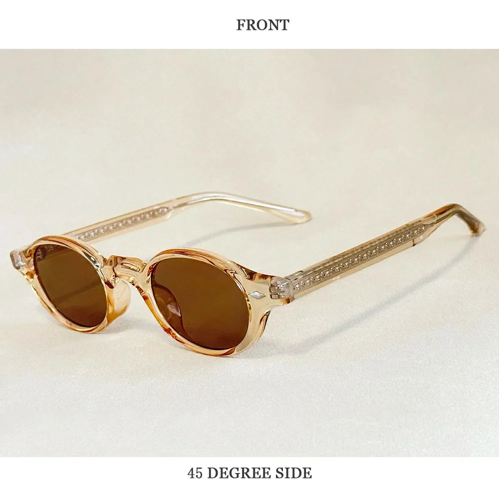 Luxury Oval Sunglasses Women Trendy And Fashionable 2025 Sunglass Men Fashion Glasses Lentes De Sol Mujer Lunette Soleil Femme