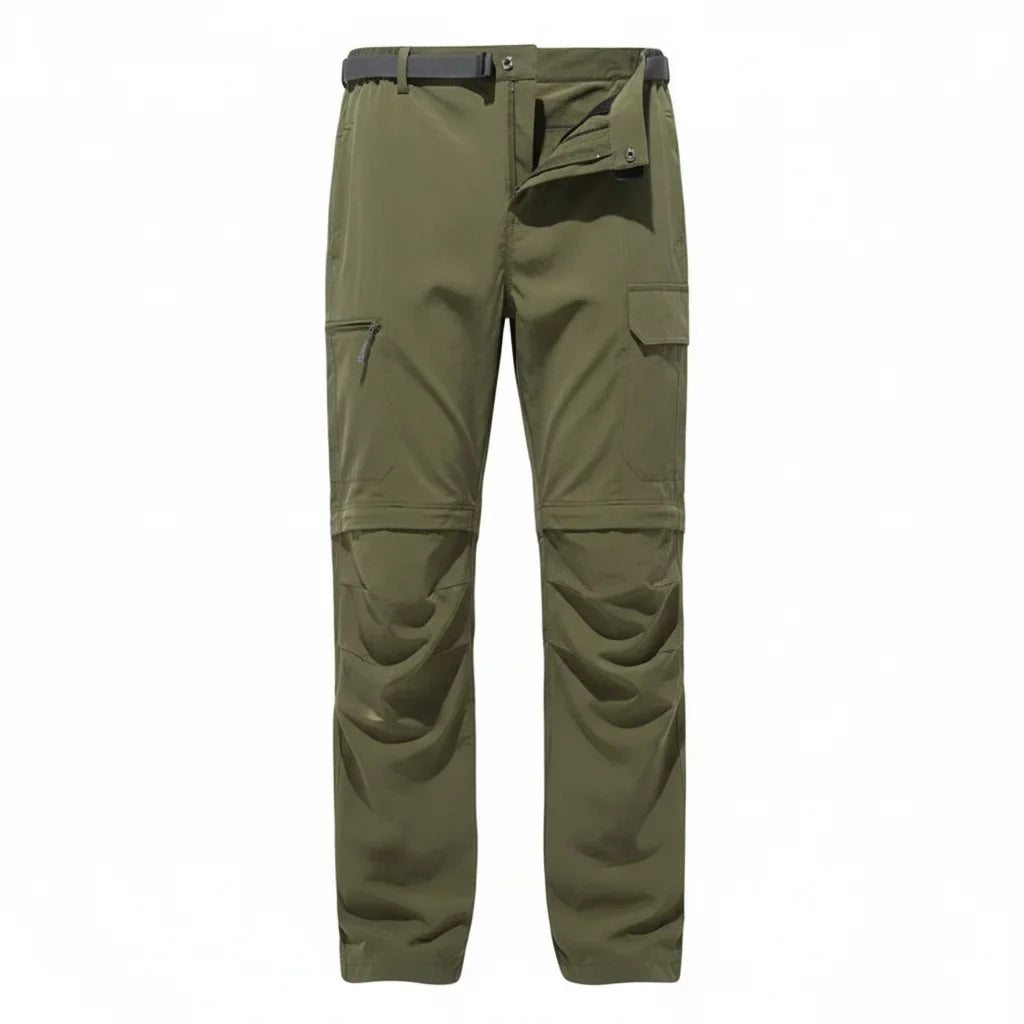 Fanuocetar Mens Removable Hiking Pants for Summer Quick Dry Camping Trekking Climbing Outdoor Scratch-resistant Stretch Pants