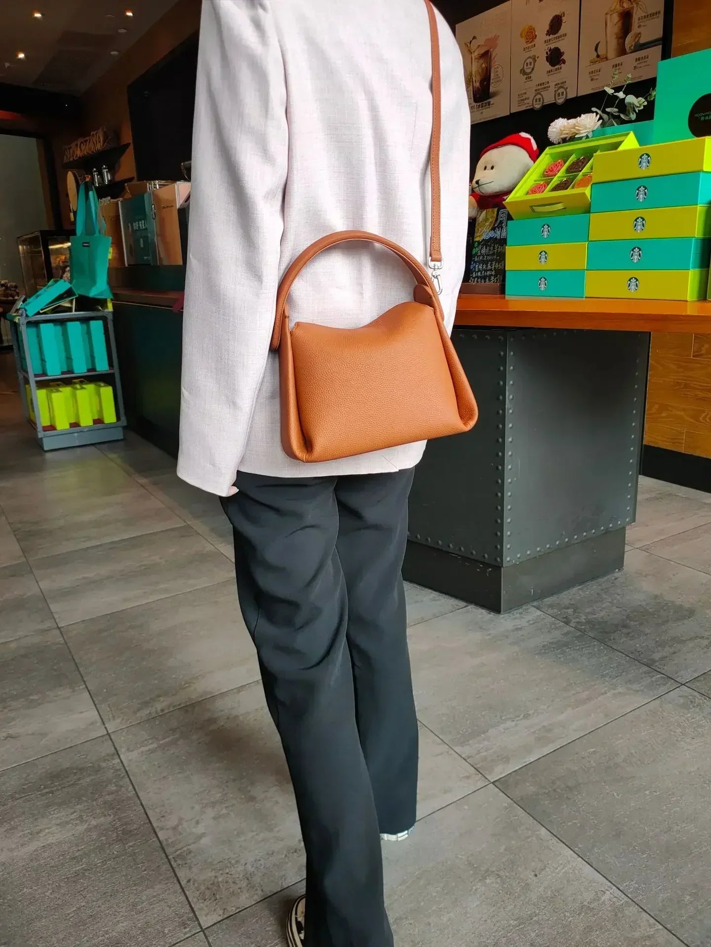 Genuine Leather Women's Luxury Desiger Bag Unique Cigarette Box Design Cowhide Ladies Shoulder Crossbody Bags Female Handbag New