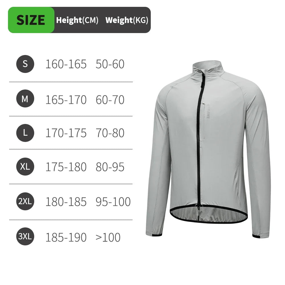 Summer Bike Jacket Water-repellent Cycling Jacket Outdoor Hiking Fishing Sportswear Long Jersey YKK Zip