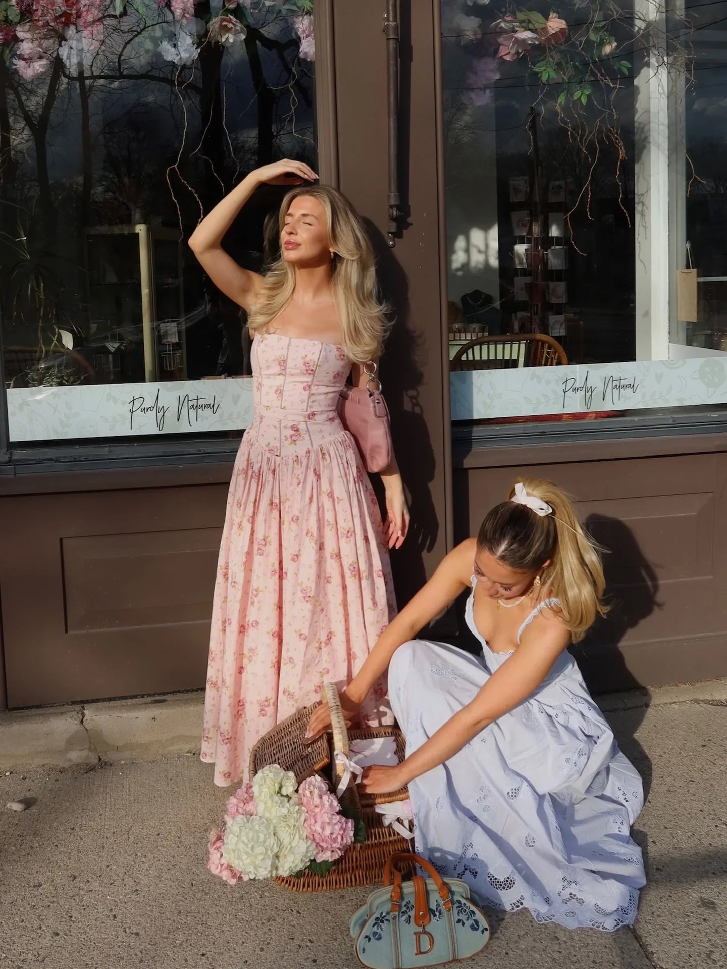 Women Long Floral Print Spaghetti Strap Maxi Dress Summer Elegant Lace Up Dress Flowy Holiday Party Beach Wear Dress