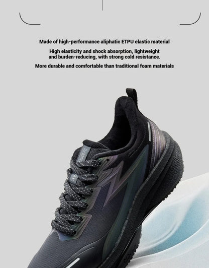 8.0 Men's Running Shoes Winter Fleece Lined Waterproof Anti-Slip Warm Comfortable Sneakers Male 672542224