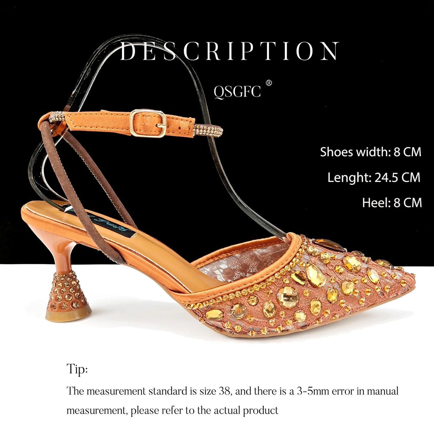 Italian Design Mini Three-Dimensional Hard Bag Tassel Decoration Bag Nigeria Elegant Shoes and Bag Set Women Shoes