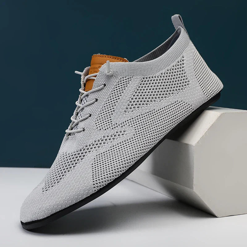 Summer Men Shoes Mesh Flat Outdoor High Quality Walking Shoes Comfortable Lace Up Breathable Non Slip Casual Man Shoe