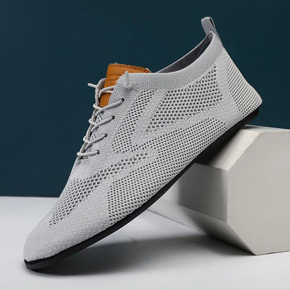 Summer Men Shoes Mesh Flat Outdoor High Quality Walking Shoes Comfortable Lace Up Breathable Non Slip Casual Man Shoe
