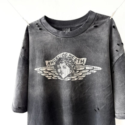 Death Angel SAINT Vintage T-Shirts Best Quality Washed T Shirt Tee Tops