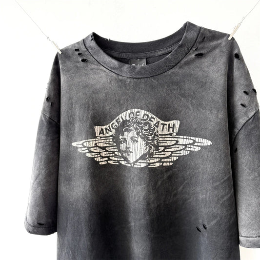 Death Angel SAINT Vintage T-Shirts Best Quality Washed T Shirt Tee Tops