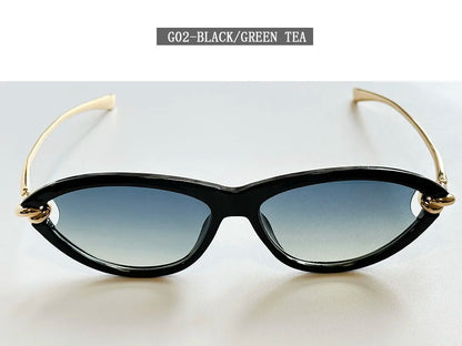 Designer Cat Eye Sunglasses Women Trendy 2026 Fashion Glasses Vacation Shades Luxe  Lunette Soleil Femme Lentes De Sol Mujer Sun