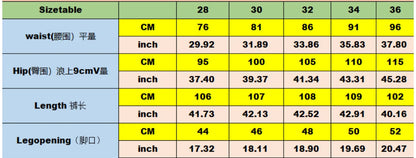 Men Jeans Print Straight Pants Men Denim Jean Button Pockets Pants Streetwear High Street Mid Waist Hole Spliced Spring Summer