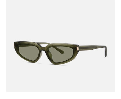 Ultra Light Personality Acetate Man Cat Eye Sunglasses Small Size Brand Designer Fashion Retro Women Decoration Sun Shades UV400