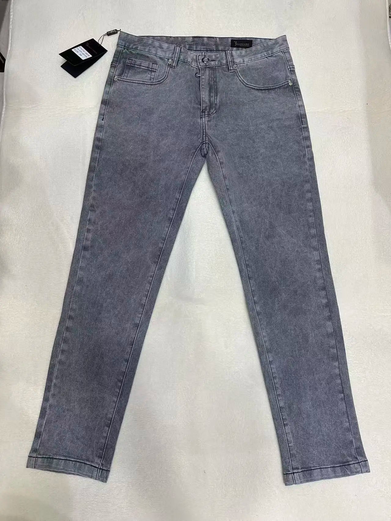 Jeans Men 2026 Spring Summer new fashion Embroidery comfortable elasticity outdoors Big size 34-42 Pants