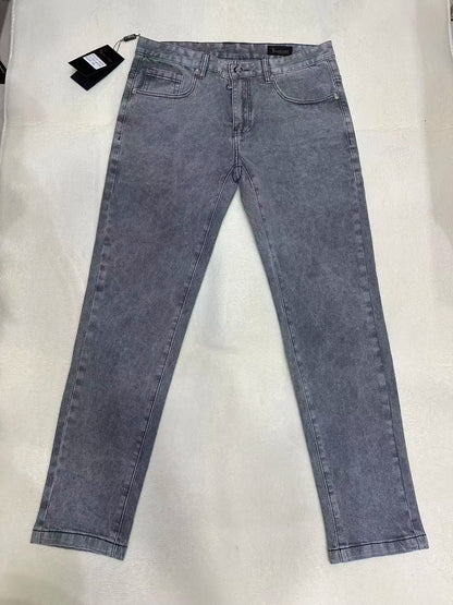 Jeans Men 2026 Spring Summer new fashion Embroidery comfortable elasticity outdoors Big size 34-42 Pants