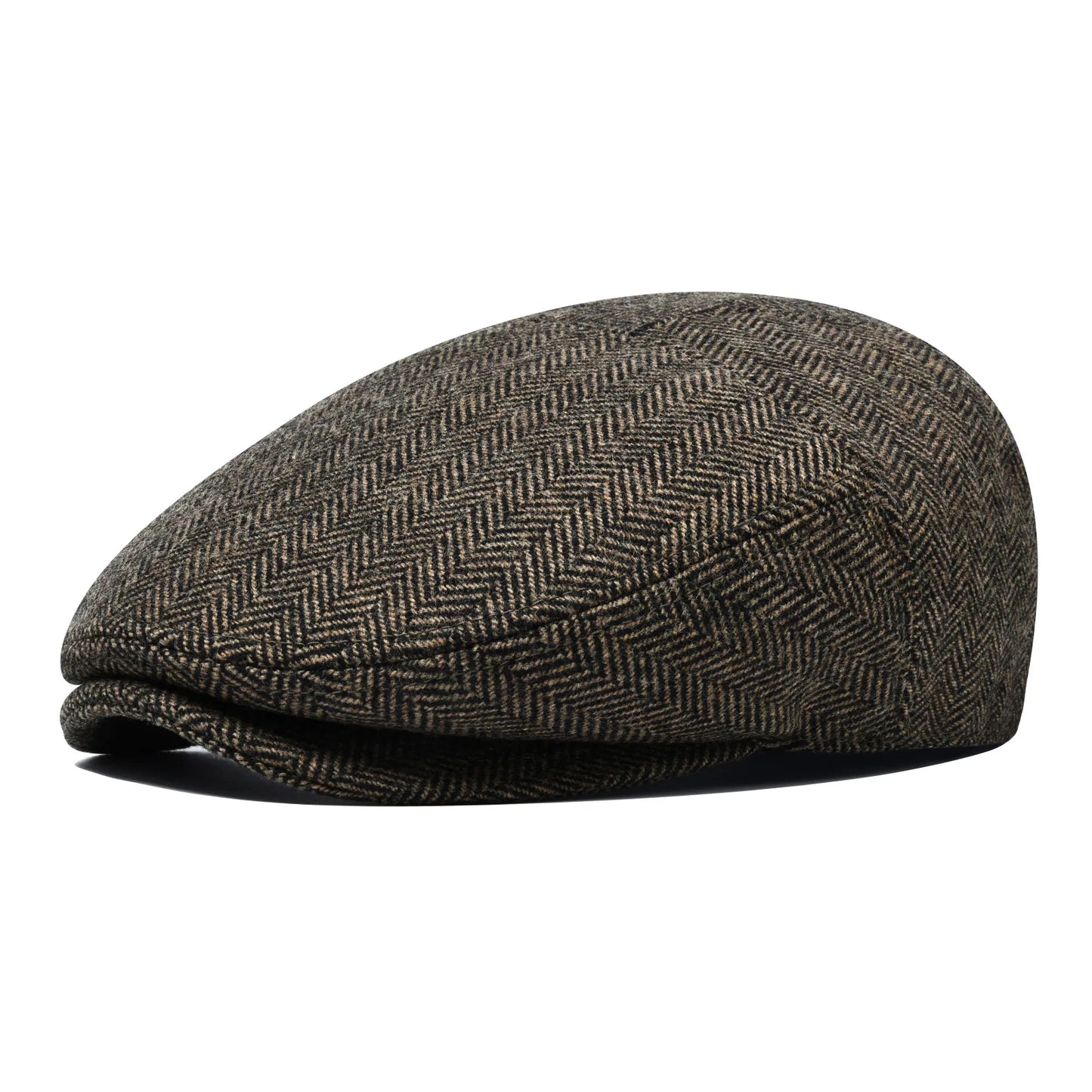 Men Wool Blend XL XXL Ivy Newsboy Cap Classic Tweed Gatsby Cabbie Flat Hat