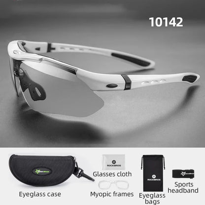 Bicycle Glasses Polarized Bike Sports Sunglasses Photochromic Men Women UV400 MTB Road Bike Goggles Outdoor Eyewear